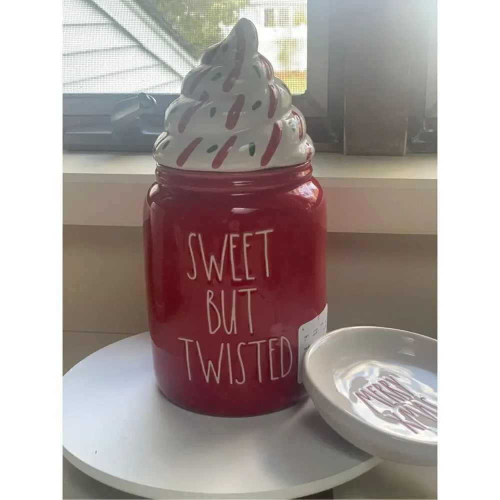 Rae Dunn Sweet And Twisted Canister